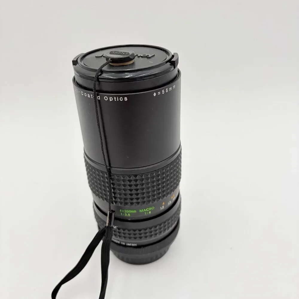 JCPenney 80-200mm f/4.5 Macro Telephoto Zoom Lens Manual Focus 55mm with case
